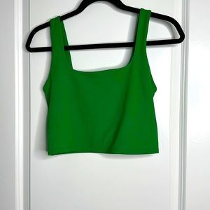 Express green vibrant crop top. Never worn.